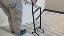 "Stair Assist Cane by Rock Steady Cane – Adjustable Height, Lightweight Design, Supports Up to 300 lbs, Ideal for Seniors and Post-Surgery Recovery"